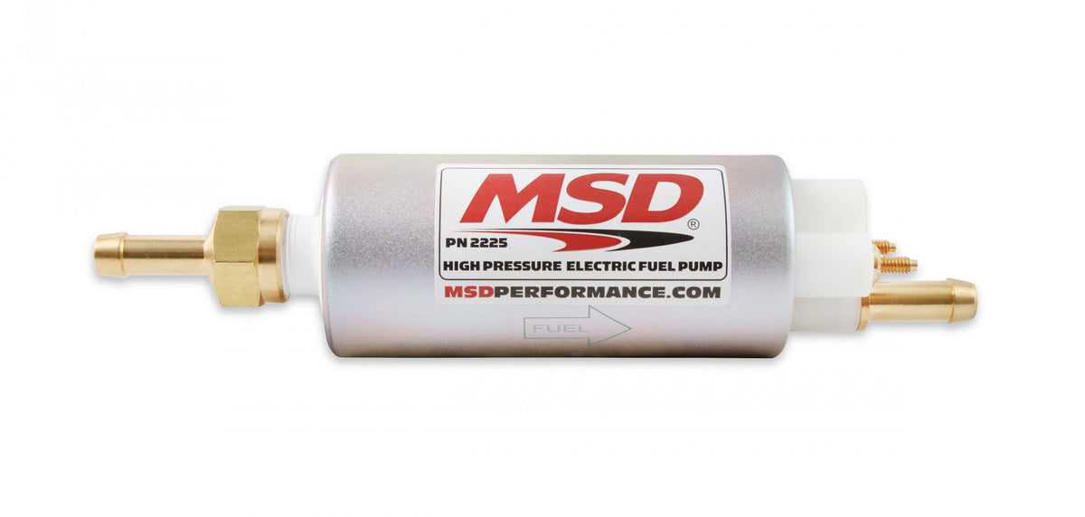 High Pressure Electric Fuel Pump Multiport EFI Systems Require A Stable Fuel Supply To Maintain Best Performance Throughout The Engine's Rpm Range MSD Ignition