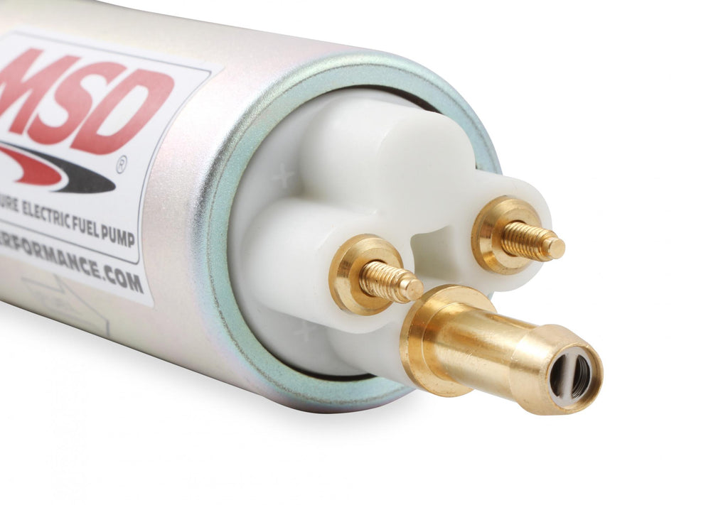 High Pressure Electric Fuel Pump Multiport EFI Systems Require A Stable Fuel Supply To Maintain Best Performance Throughout The Engine's Rpm Range MSD Ignition