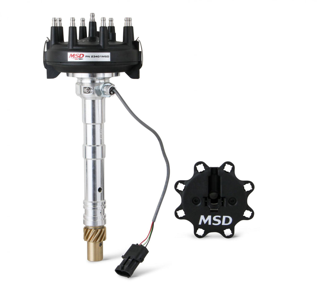 Chevy Crank Trigger Distributor With Adjustable Cam Sync Pick-Up Distributor MSD Ignition