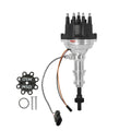 Pro-Billet Cam Sync Distributor, Ford 351W, Steel Gear Hall-Effect Sync Pickup And Includes A Steel Gear. Must Be Used With An MSD 6, 7 Or 8-Series Ignition MSD Ignition