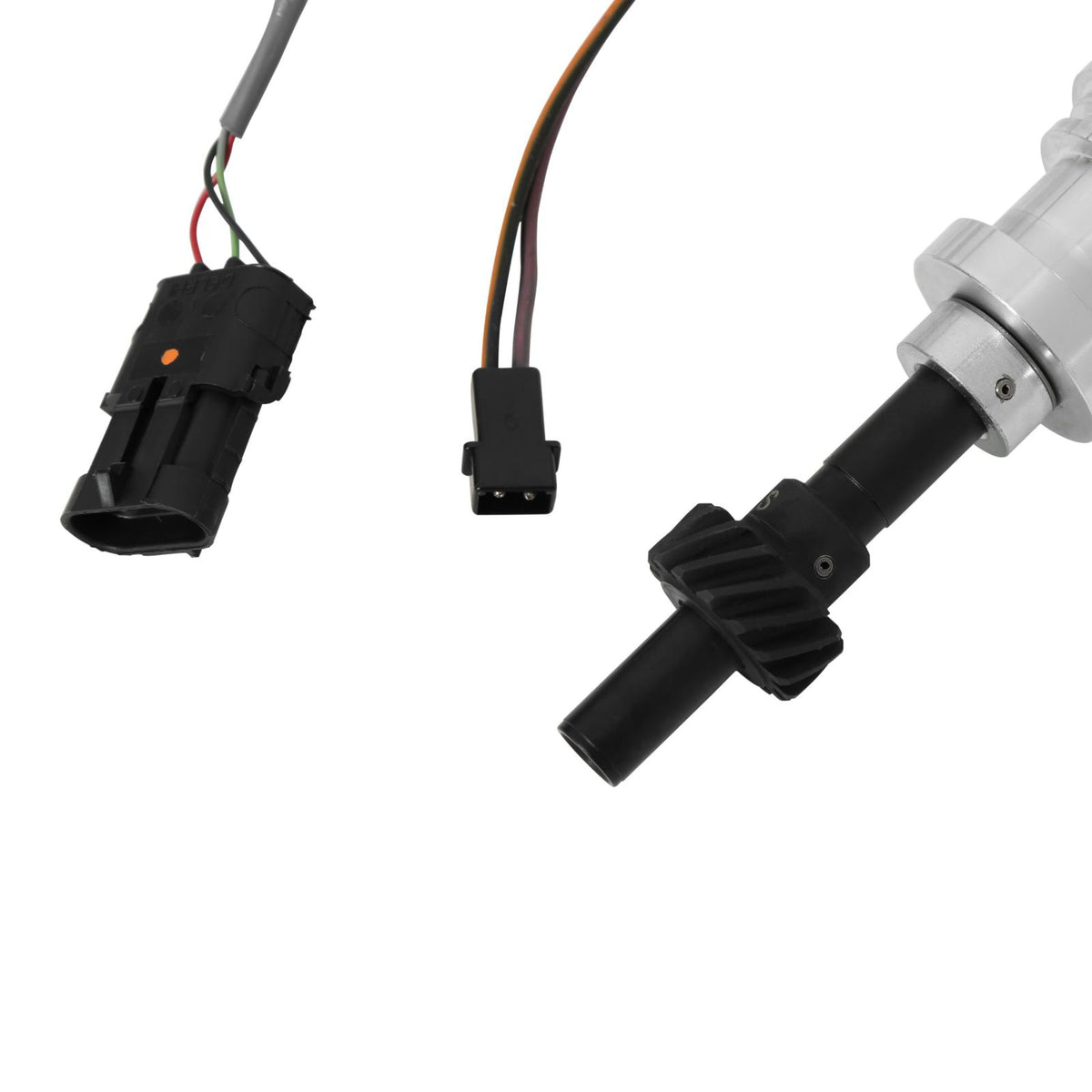 Pro-Billet Cam Sync Distributor, Ford 351W, Steel Gear Hall-Effect Sync Pickup And Includes A Steel Gear. Must Be Used With An MSD 6, 7 Or 8-Series Ignition MSD Ignition
