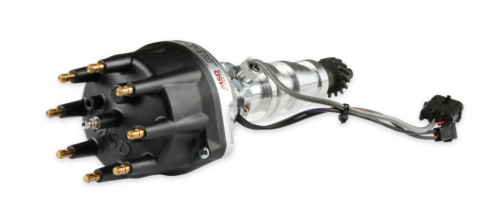 Pro-Billet Cam Sync Distributor, Ford Fe, Steel Gear Hall-Effect Sync Pickup And Includes A Steel Gear. Must Be Used With An MSD 6, 7 Or 8-Series Ignition MSD Ignition