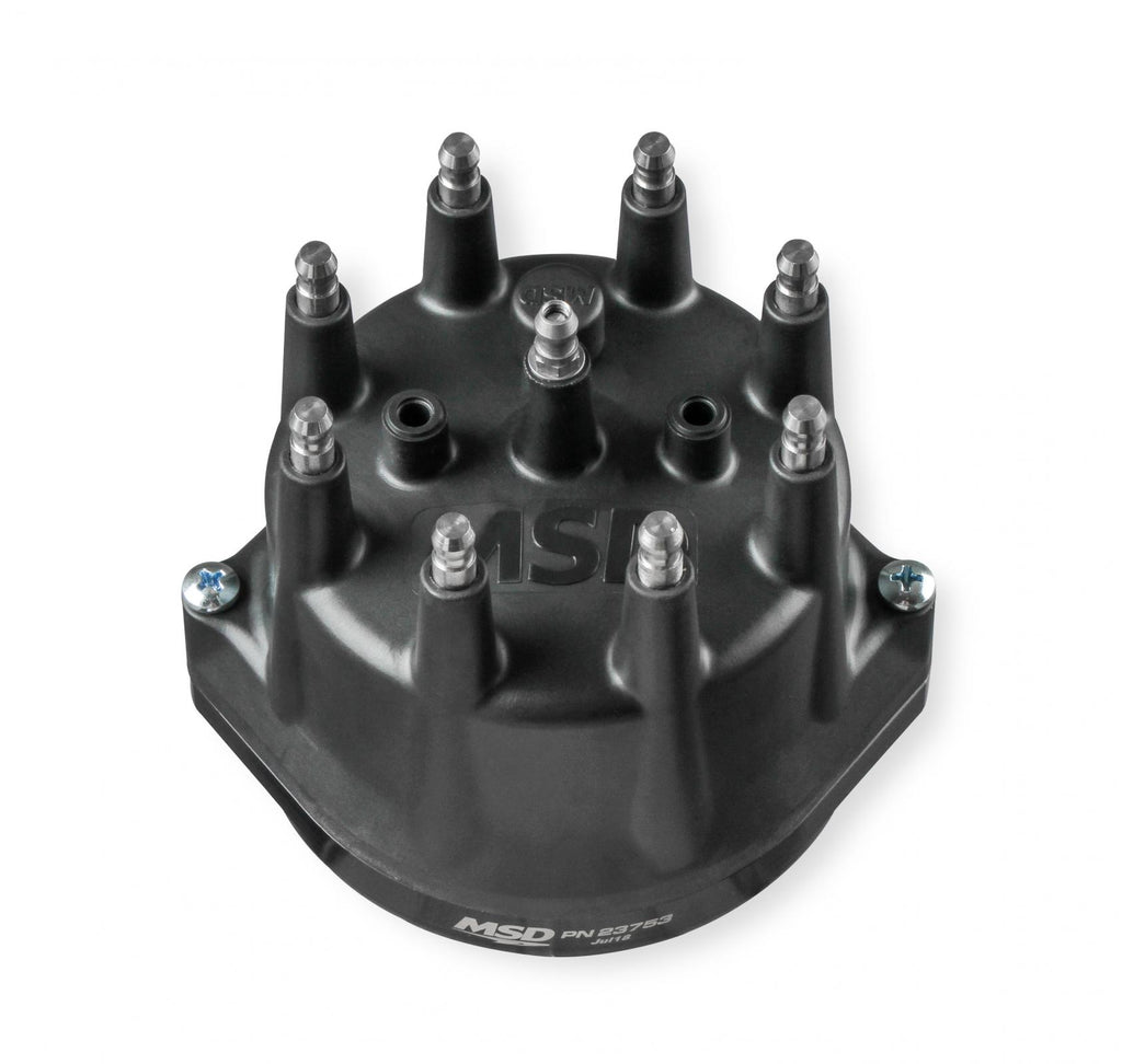 Black Chevy Small / Big Block Dual Sync Distributor Pro-Billet Dual Sync EFI Distributors Designed To Work With Holley Efi, And Other Sequential EFI Systems That Support Hall Effect Crank And Cams Sensor Inputs MSD Ignition
