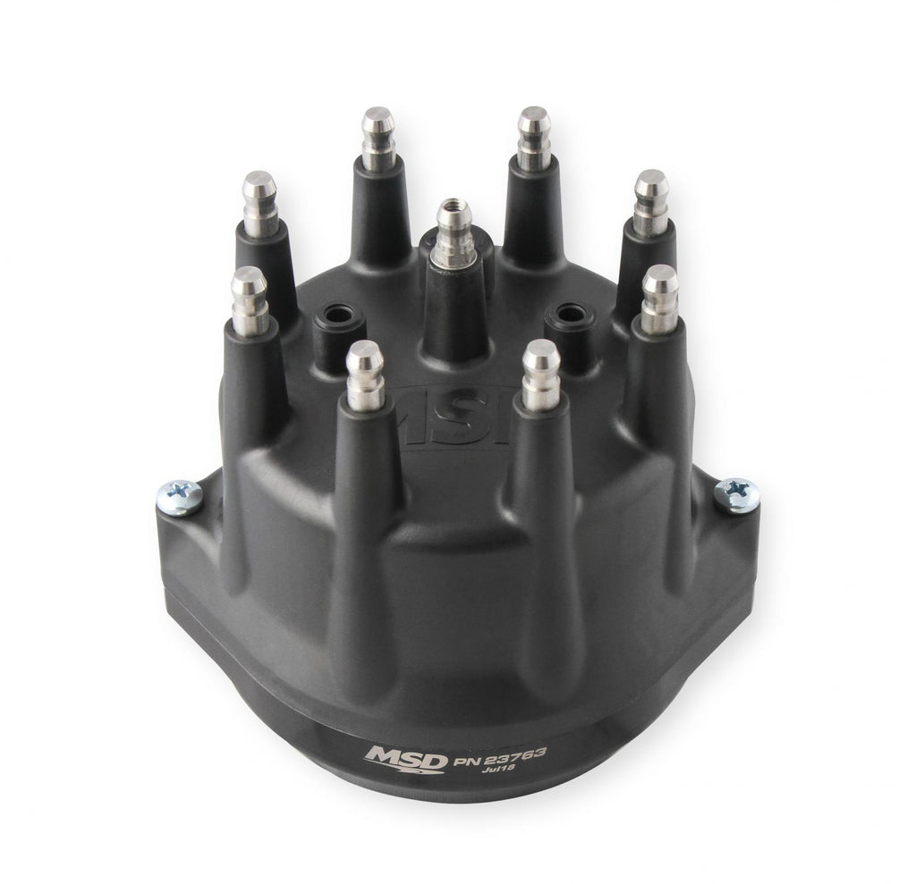 MSD Black Chevy Tall Deck Dual Sync Distributor Pro-Billet Dual Sync EFI Distributors Designed To Work With Holley Efi, And Other Sequential EFI Systems That Support Hall Effect Crank And Cams Sensor Inputs MSD Ignition