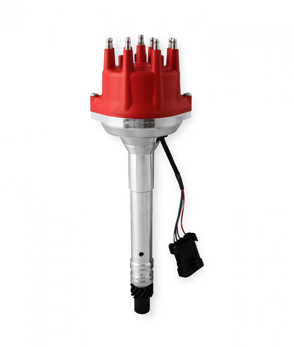 Chevy Tall Deck Dual Sync Distributor Pro-Billet Dual Sync EFI Distributors Designed To Work With Holley Efi, And Other Sequential EFI Systems That Support Hall Effect Crank And Cams Sensor Inputs MSD Ignition