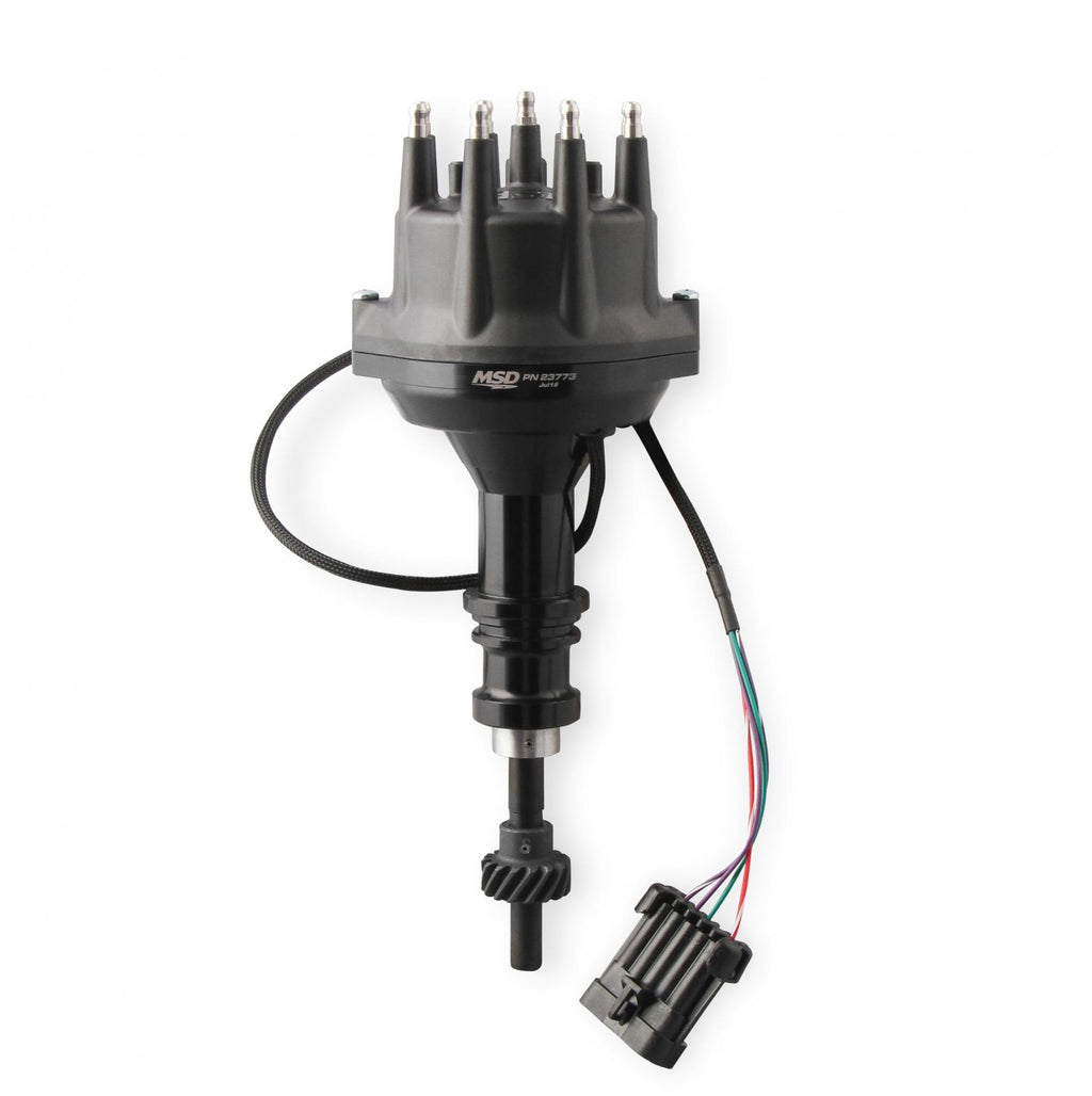 MSD Black Ford 289, 302 Dual Sync Distributor Pro-Billet Dual Sync EFI Distributors With Steel Gear Is Designed To Work With Holley Efi, And Other Sequential EFI Systems That Support Hall Effect Crank And Cams Sensor Inputs MSD Ignition