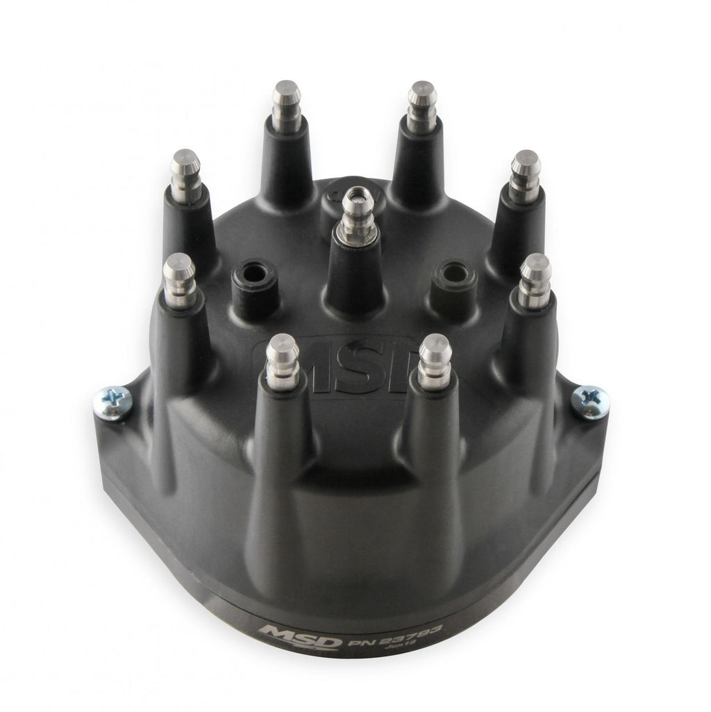 MSD Black Ford 351C 460 Dual Sync Distributor Pro-Billet Dual Sync EFI Distributors Designed To Work With Holley Efi, And Other Sequential EFI Systems That Support Hall Effect Crank And Cams Sensor Inputs MSD Ignition