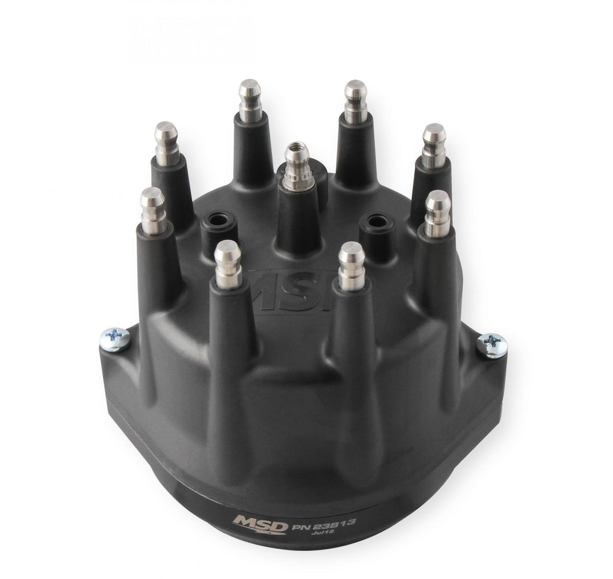 MSD Black Chrysler 318-360 Dual Sync Distributor Pro-Billet Dual Sync EFI Distributors Designed To Work With Holley Efi, And Other Sequential EFI Systems That Support Hall Effect Crank And Cams Sensor Inputs MSD Ignition