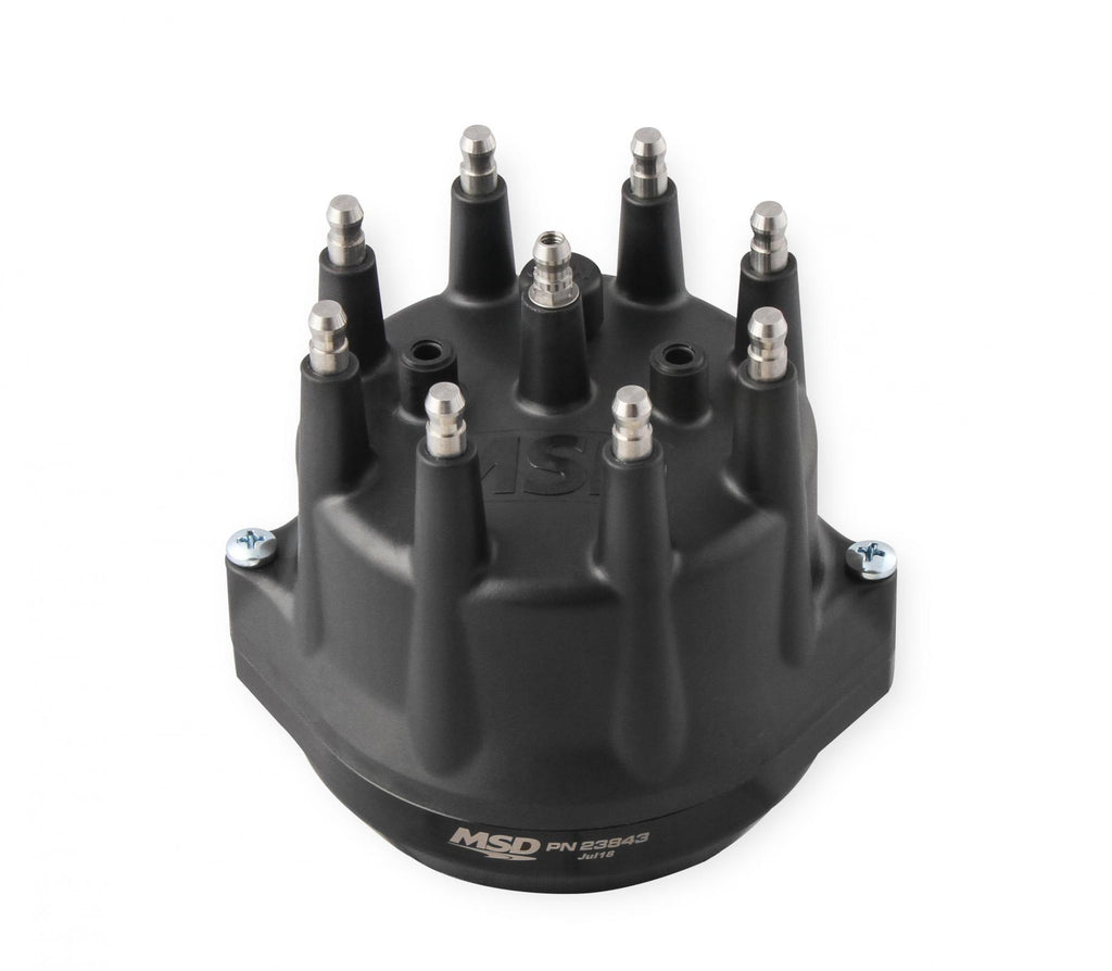 MSD Black Pontiac V8 Dual Sync Distributor Pro-Billet Dual Sync EFI Distributors Designed To Work With Holley Efi, And Other Sequential EFI Systems That Support Hall Effect Crank And Cams Sensor Inputs MSD Ignition