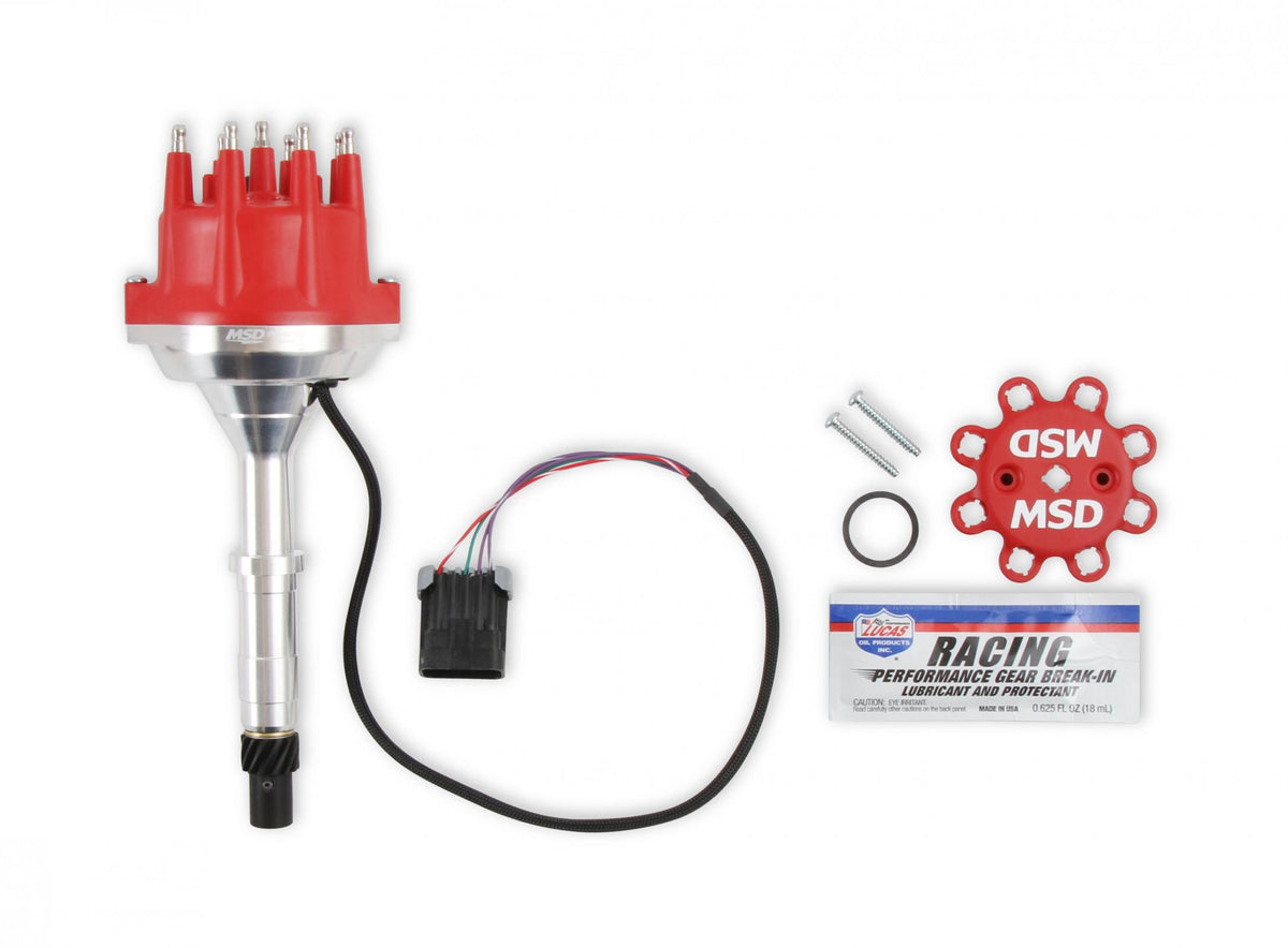 MSD Amc V-8 EFI Dual Sync Distributor Fits 290, 304, 343, 360, 390, 401 Amc Engines. Dual Sync EFI Distributors Designed To Work With Holley Efi, And Other Sequential EFI Systems That Support Hall Effect Crank And Cams Sensor Inputs MSD Ignition