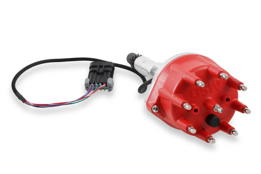 MSD Amc V-8 EFI Dual Sync Distributor Fits 290, 304, 343, 360, 390, 401 Amc Engines. Dual Sync EFI Distributors Designed To Work With Holley Efi, And Other Sequential EFI Systems That Support Hall Effect Crank And Cams Sensor Inputs MSD Ignition