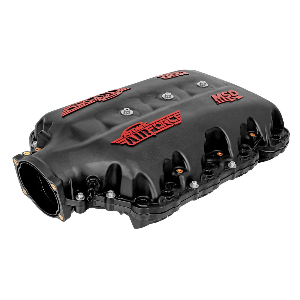Atomic Airforce Gen-V Lt Intake Manifold, Red Performance Polymer Intake Manifold For GM Gen-V Lt Engines MSD Ignition