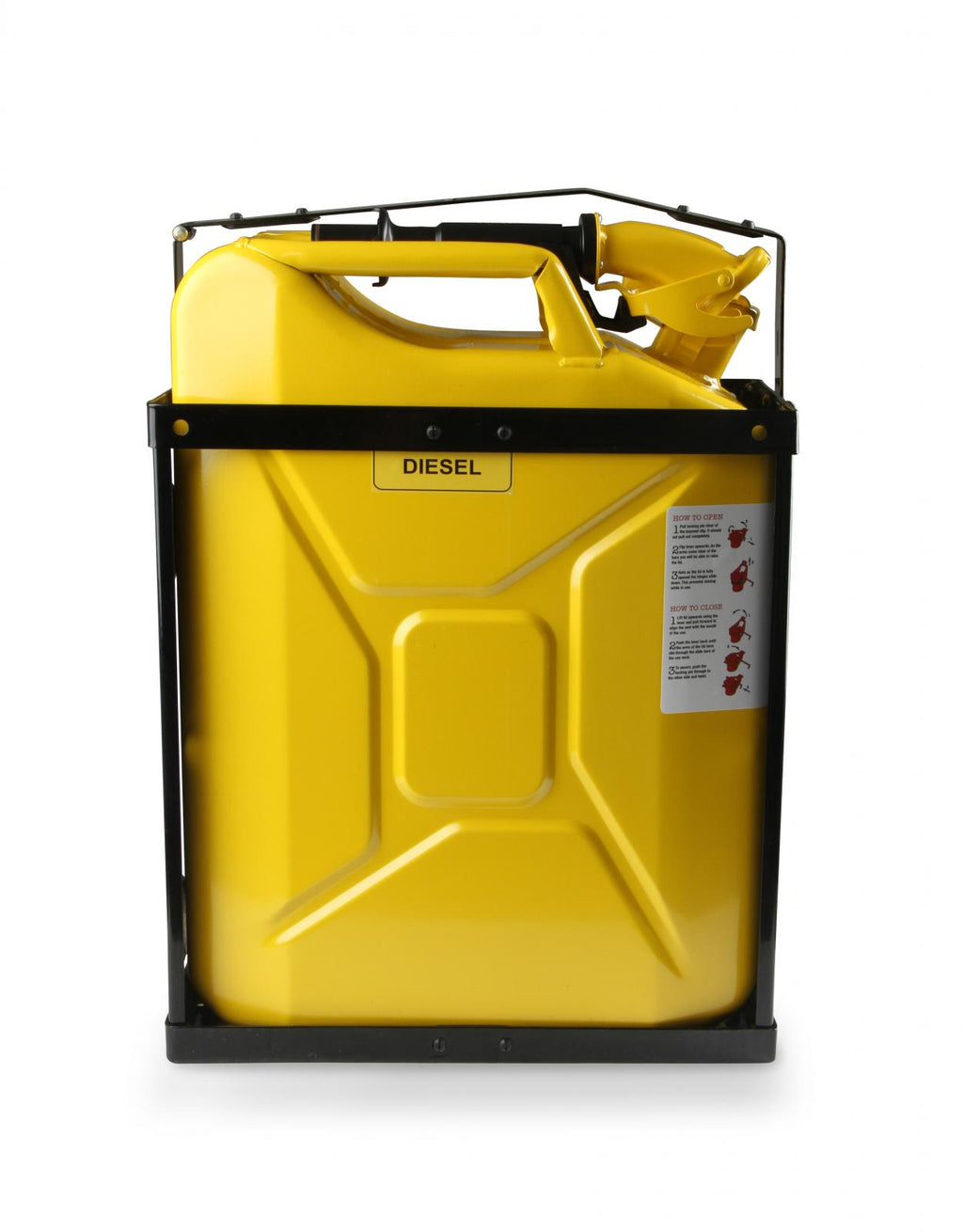 Jerry Can Mounting System Fits 5.3 Gallon 20 Liter Metal Jerry Cans Anvil Offroad
