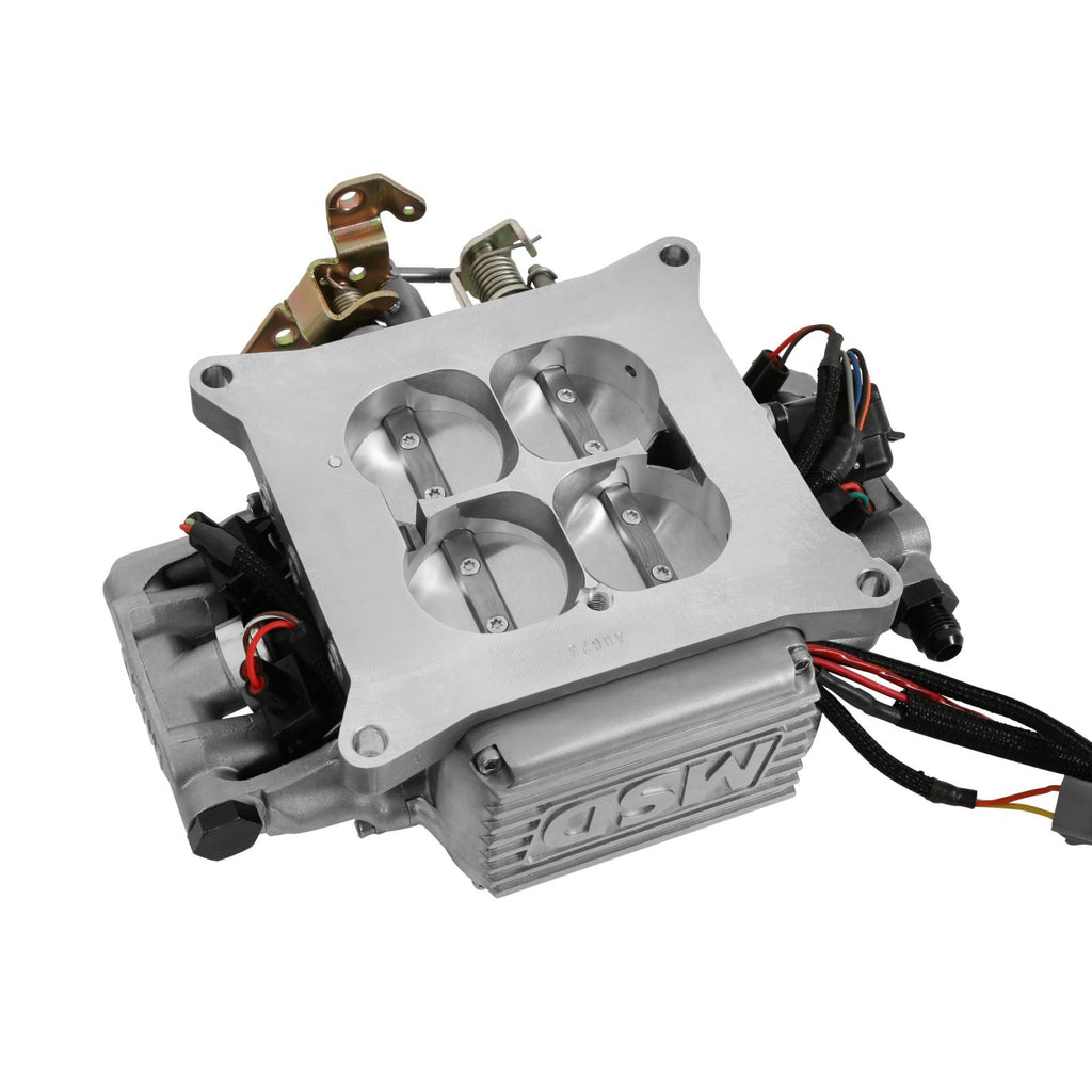 Atomic EFI Master Kit Throttle Body, Power Module (With Wide Band O2 Sensor), Handheld Controller, And The Standard Fuel Kit For Up To 525Hp (At The Crank) MSD Ignition