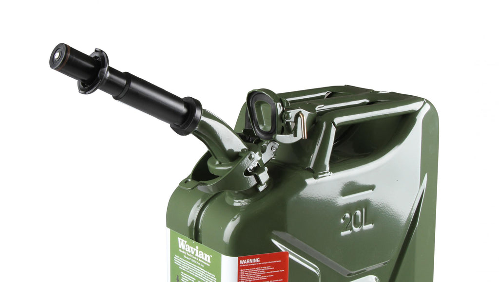 Jerry Can 5.3 Gallon 20 Liter Steel w/ Safety Cap and Spout Anvil Offroad