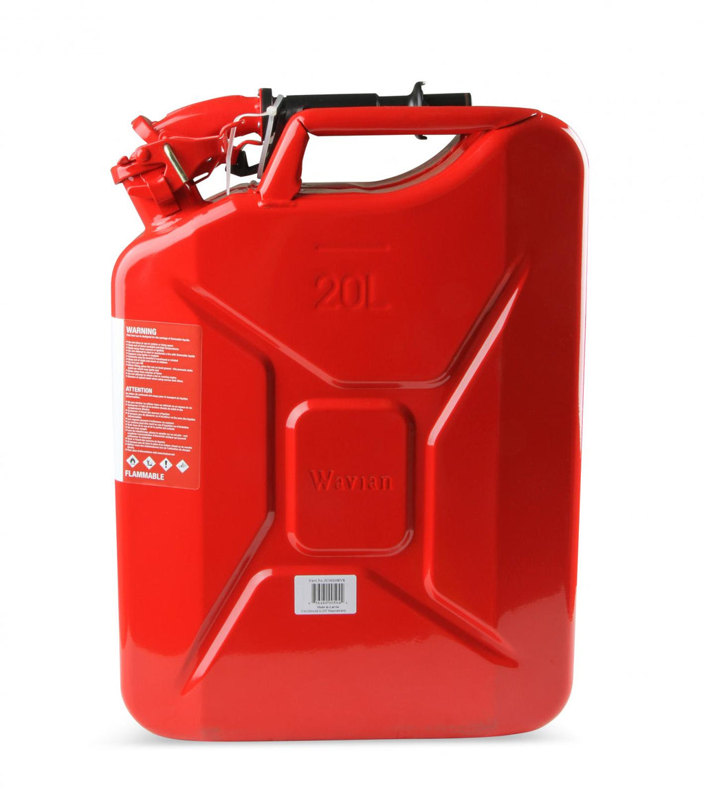 Jerry Can 5.3 Gallon 20 Liter Steel w/ Safety Cap and Spout Anvil Offroad