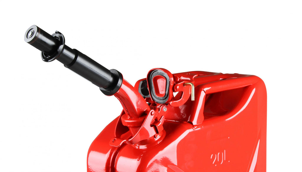 Jerry Can 5.3 Gallon 20 Liter Steel w/ Safety Cap and Spout Anvil Offroad
