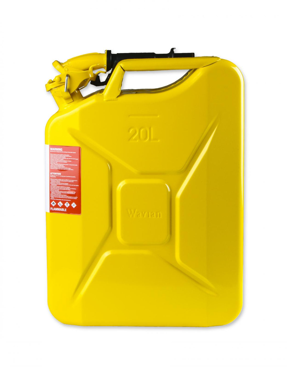 Jerry Can 5.3 Gallon 20 Liter Steel w/ Safety Cap and Spout Anvil Offroad