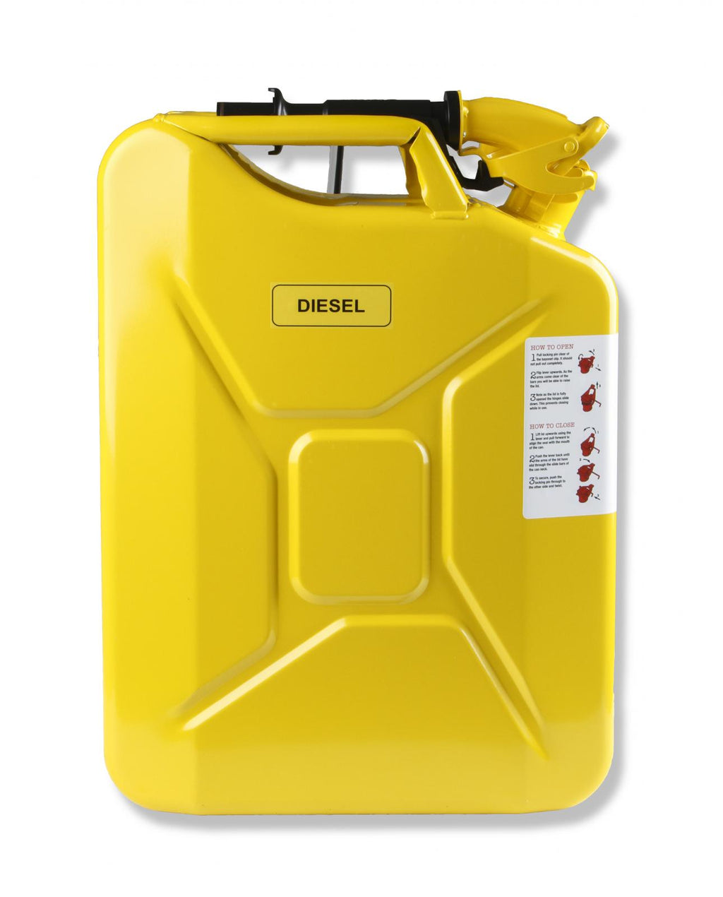 Jerry Can 5.3 Gallon 20 Liter Steel w/ Safety Cap and Spout Anvil Offroad