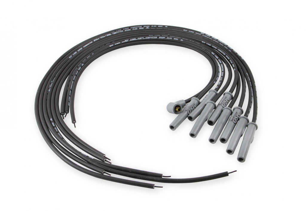 Black 8.5Mm Super Conductor 8-Cylinder Multi-Angle, Universal Socket Style Distributor Caps, As Well As The Ones For Spark Plug-Style Terminals MSD Ignition