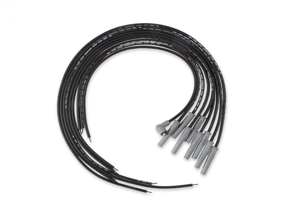 Black 8.5Mm Super Conductor 8-Cylinder Multi-Angle, Universal Socket Style Distributor Caps, As Well As The Ones For Spark Plug-Style Terminals MSD Ignition