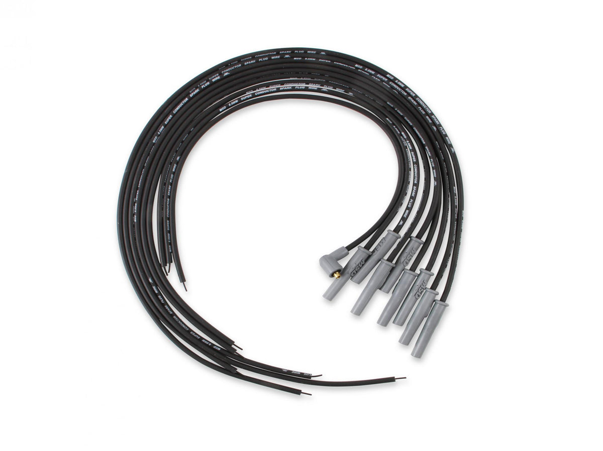 Black 8.5Mm Super Conductor 8-Cylinder Multi-Angle, Universal Socket Style Distributor Caps, As Well As The Ones For Spark Plug-Style Terminals MSD Ignition