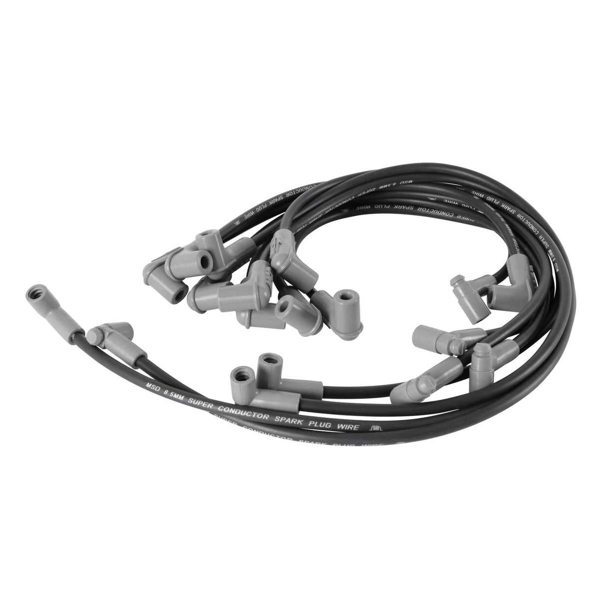Black Super Conductor Sb Chevy For Use With Low Profile Distributor The MSD Race Tailored 8.5Mm Super Conductor Wire Sets Are Designed Specifically To Fit Race Engines Equipped With Headers Or An MSD Distributor MSD Ignition