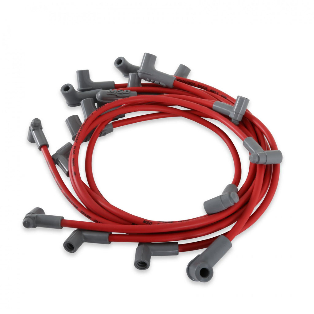 Small Block Chevy For Use With Low Profile Distributor The MSD Race Tailored 8.5Mm Super Conductor Wire Sets Are Designed Specifically To Fit Race Engines Equipped With Headers Or An MSD Distributor MSD Ignition