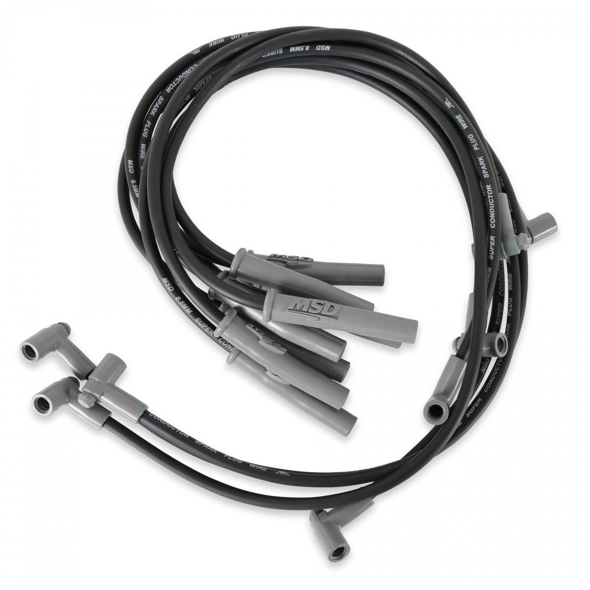 Black Super Conductor Big Block Chevy, '74-'76 Hei For Use On Chevy Big Block Engines, Hei, Black Jacket MSD Ignition