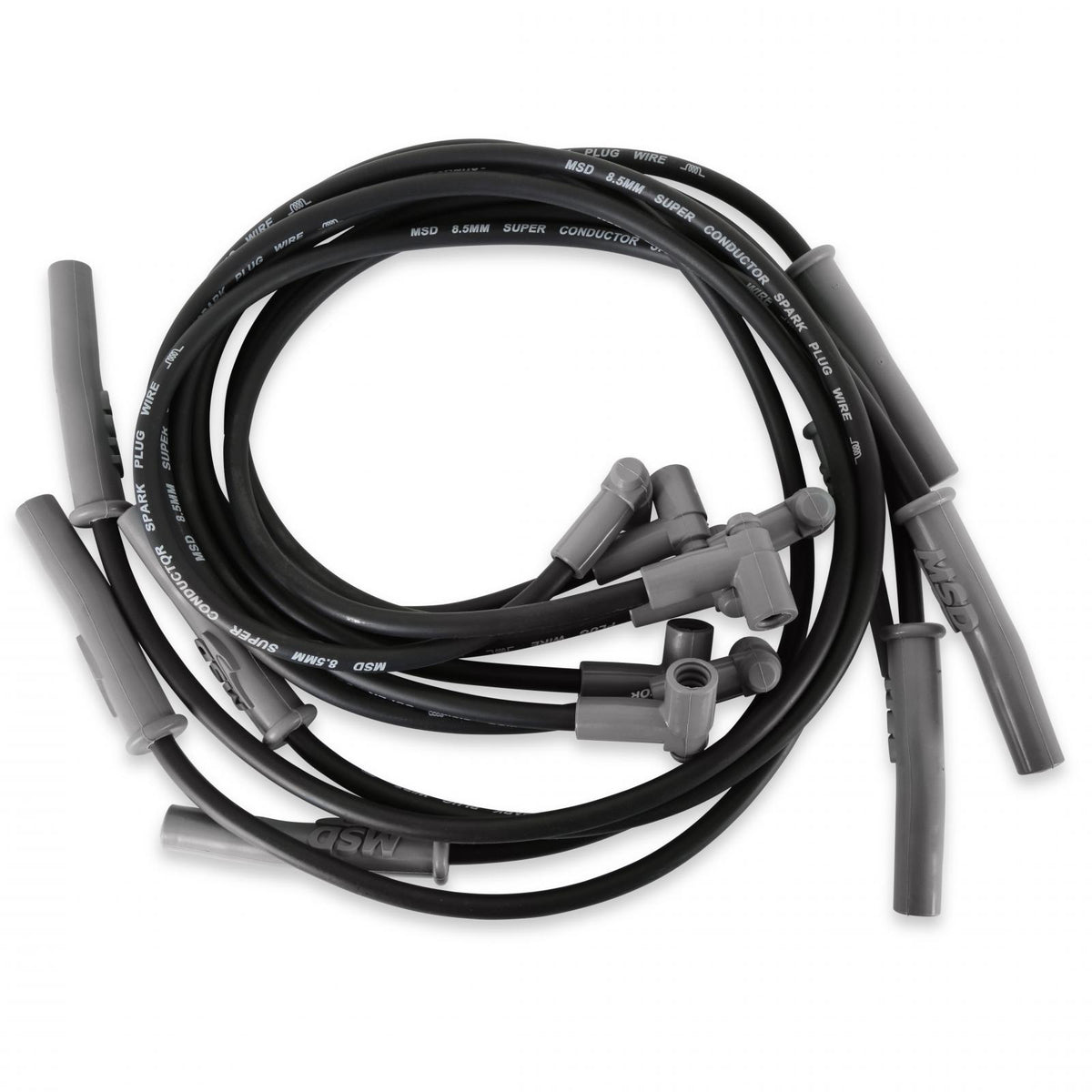 Black Super Conductor Big Block Chevy, '74-'76 Hei For Use On Chevy Big Block Engines, Hei, Black Jacket MSD Ignition