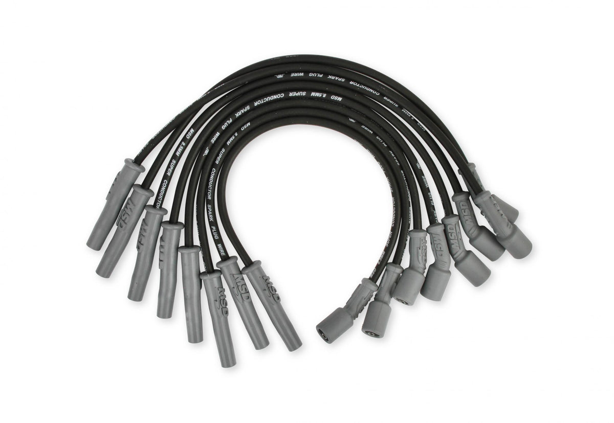 MSD Ford Raptor 6.2L V8 Wire Set Direct Replacement 8.5 Mm Super Conductor Spark Plug Wire Set MSD Ignition