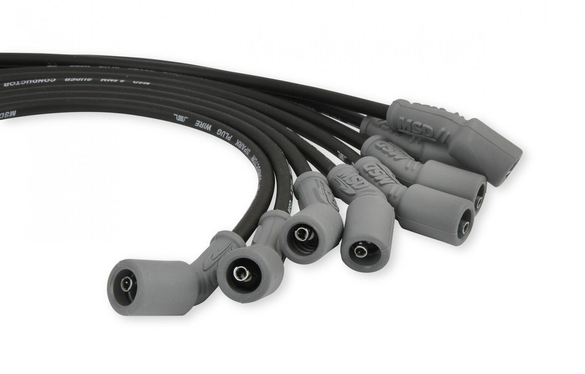 MSD Ford Raptor 6.2L V8 Wire Set Direct Replacement 8.5 Mm Super Conductor Spark Plug Wire Set MSD Ignition
