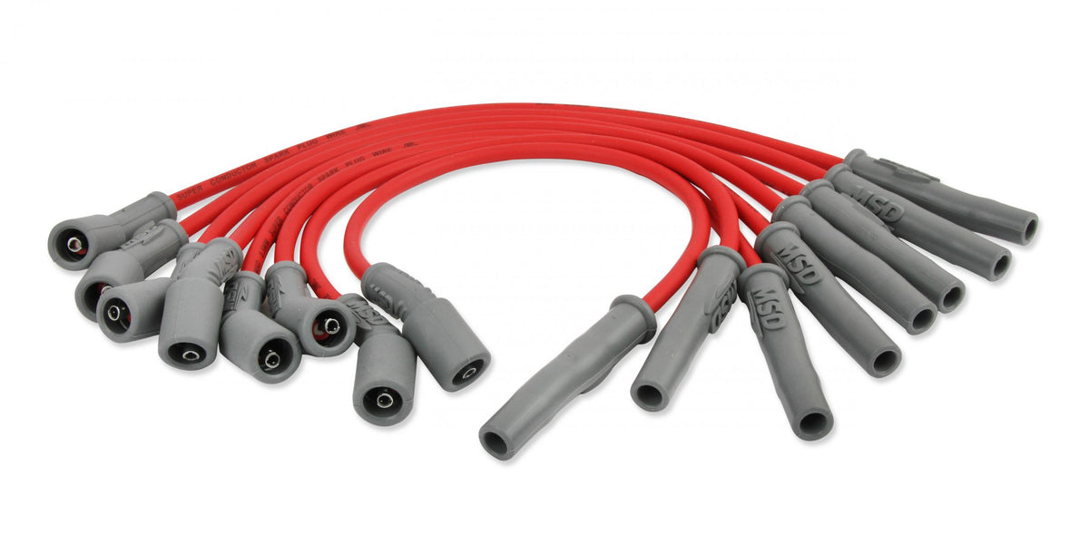 MSD Ford Raptor 6.2L V8 Wire Set Direct Replacement 8.5 Mm Super Conductor Spark Plug Wire Set MSD Ignition