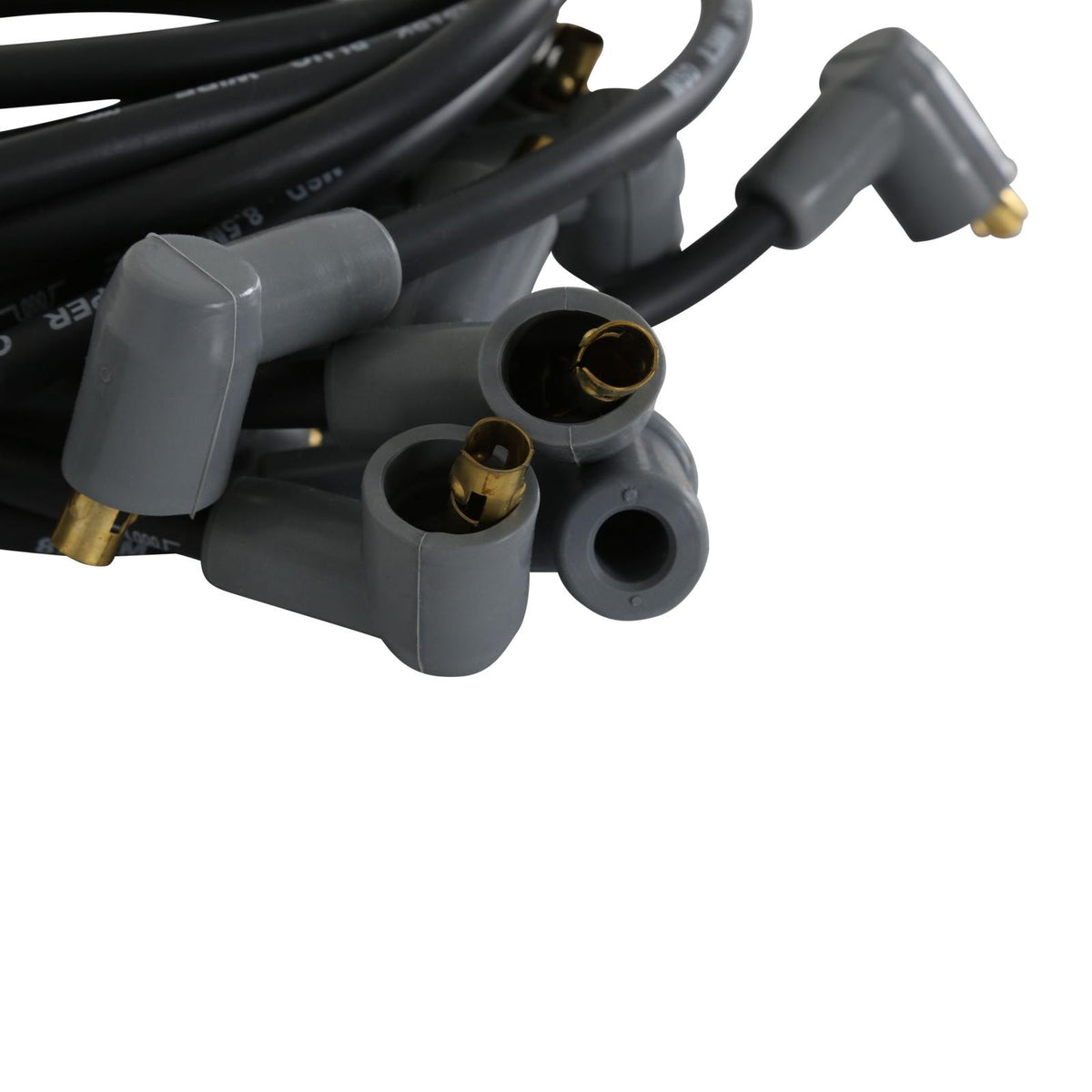 Black Super Conductor Small Block Chevy, Socket Cap For Use On Chevy Small Block, Socket, Black Jacket MSD Ignition