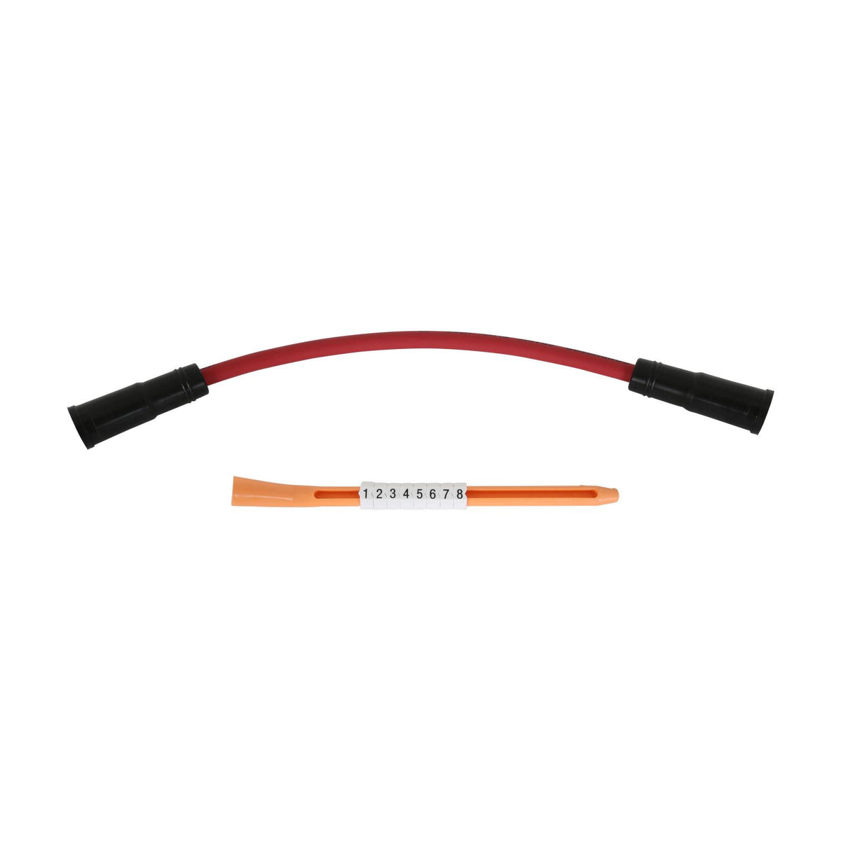 Super Conductor Spark Plug Wire Set Chevy Pickup '96-'99,Dually W/454 For Use On Chevy Trucks '96-'99, Dually W/454, Red Jacket MSD Ignition