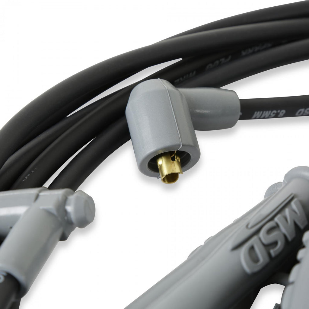 Wire Set Sc Blk, Chry. 383-440 Hei For MSD Dist. For Use On Chrysler 383-440 Hei With MSD Distributor, Black Jacket MSD Ignition