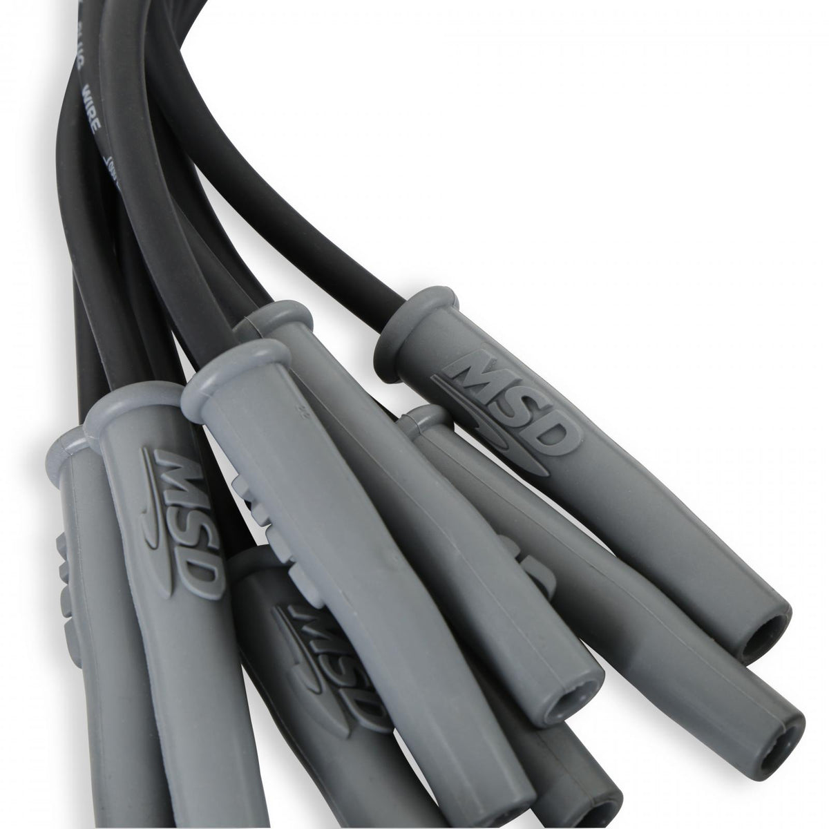 Wire Set Sc Blk, Chry. 383-440 Hei For MSD Dist. For Use On Chrysler 383-440 Hei With MSD Distributor, Black Jacket MSD Ignition