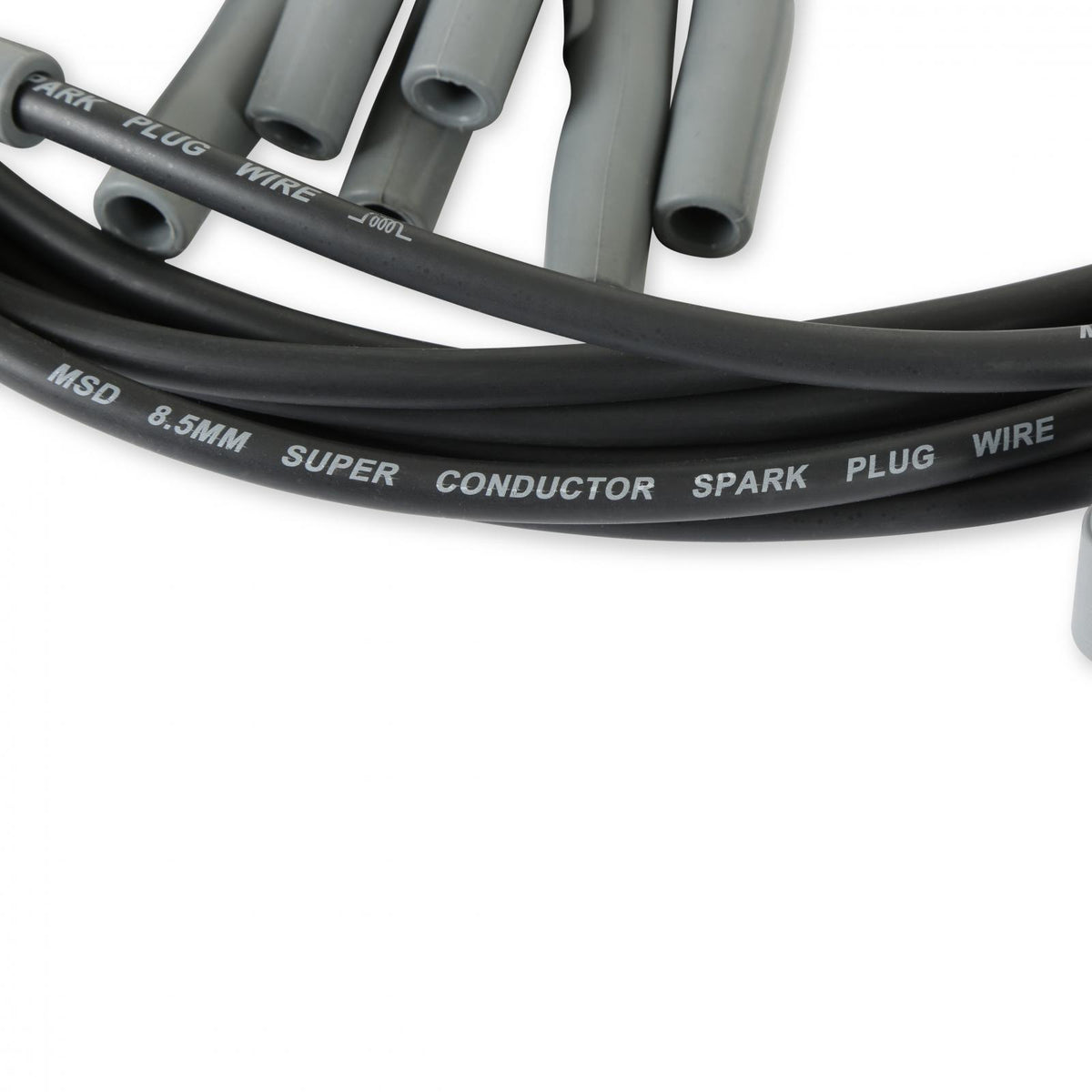 Wire Set Sc Blk, Chry. 383-440 Hei For MSD Dist. For Use On Chrysler 383-440 Hei With MSD Distributor, Black Jacket MSD Ignition