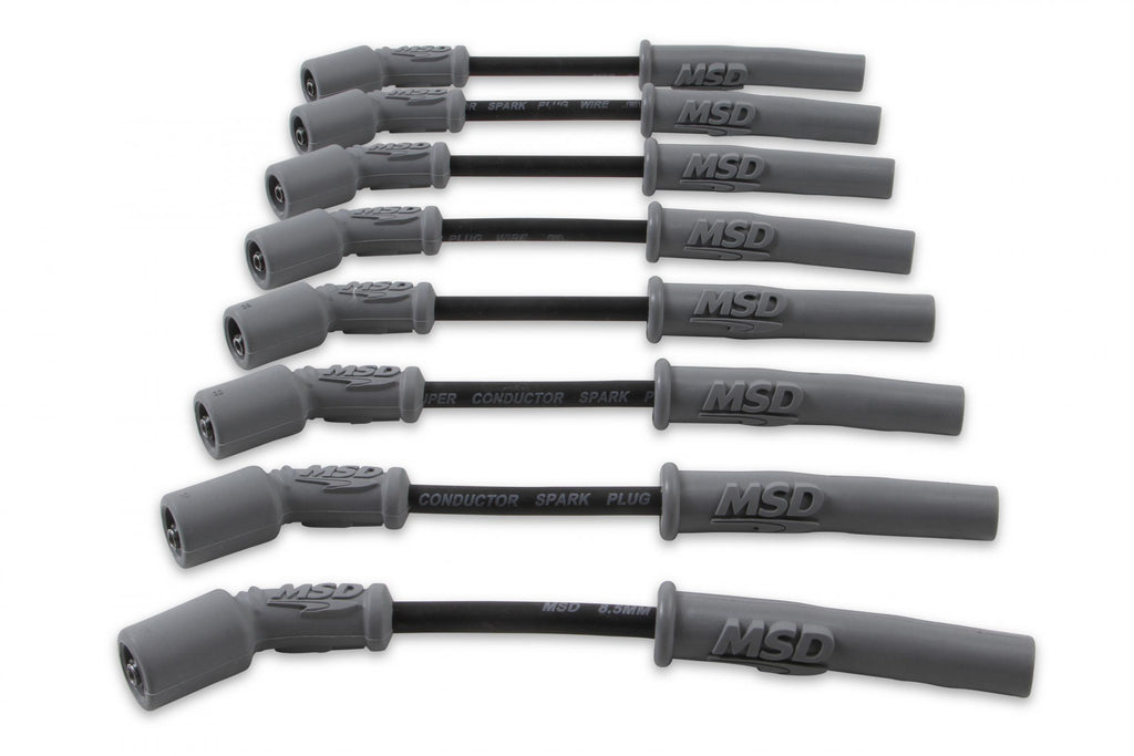Wire Set Black Sc, GM LS1, Vette/Camaro, '97-On For Use On GM LS1 Engines, Corvette, Camaro, '97-On, Black Jacket MSD Ignition