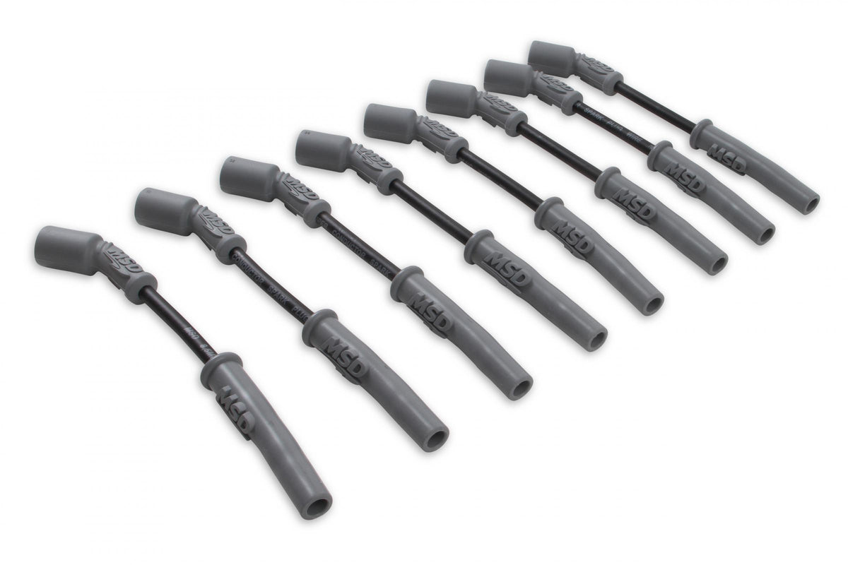 Wire Set Black Sc, GM LS1, Vette/Camaro, '97-On For Use On GM LS1 Engines, Corvette, Camaro, '97-On, Black Jacket MSD Ignition