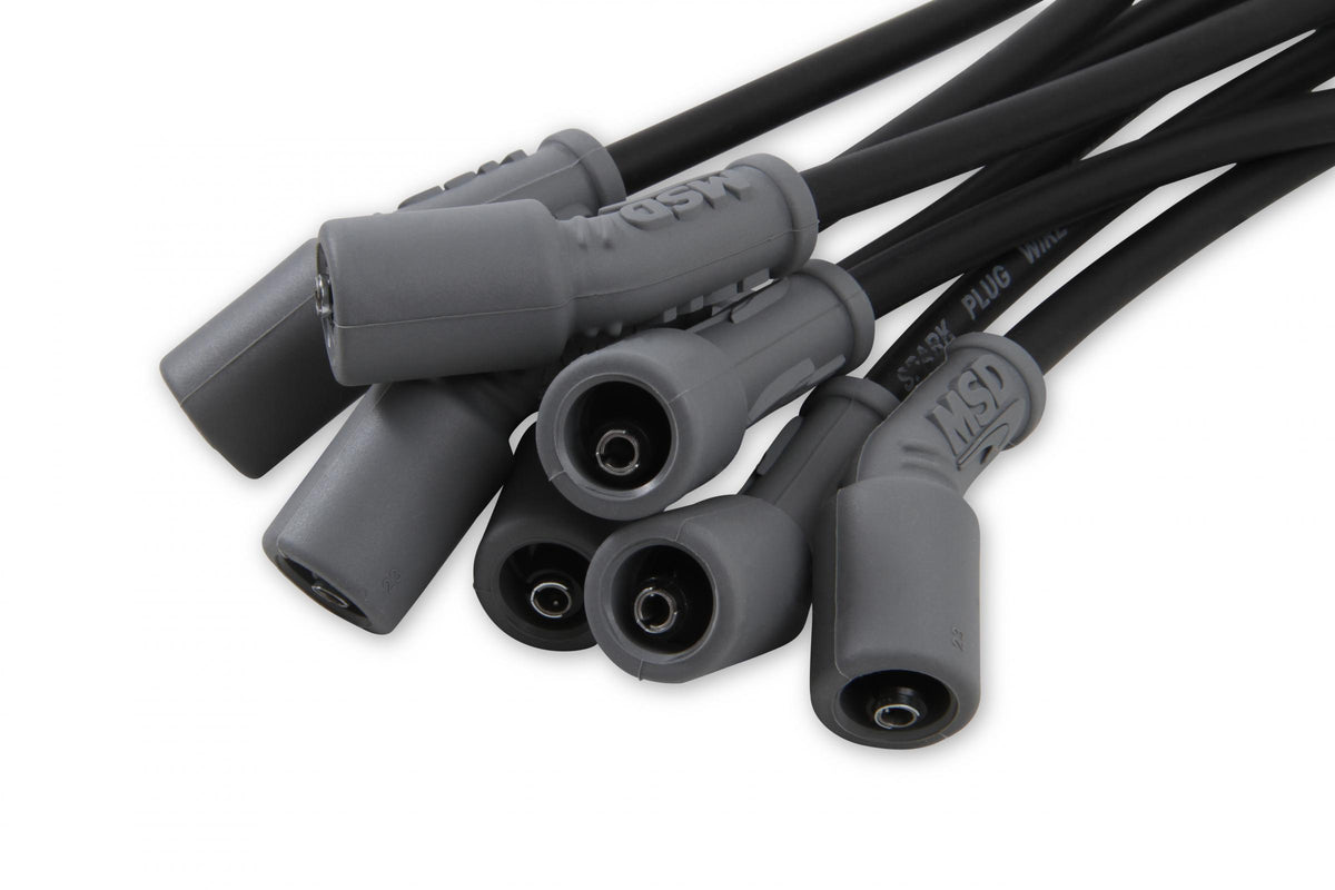 MSD Super Conductor Spark Plug Wire Set 99-13 GM Truck & Suv Black MSD Super Conductor 8.5Mm Wire Set GM Truck & Suv 99-13 4.8/5.3/6.0/8.1L MSD Ignition