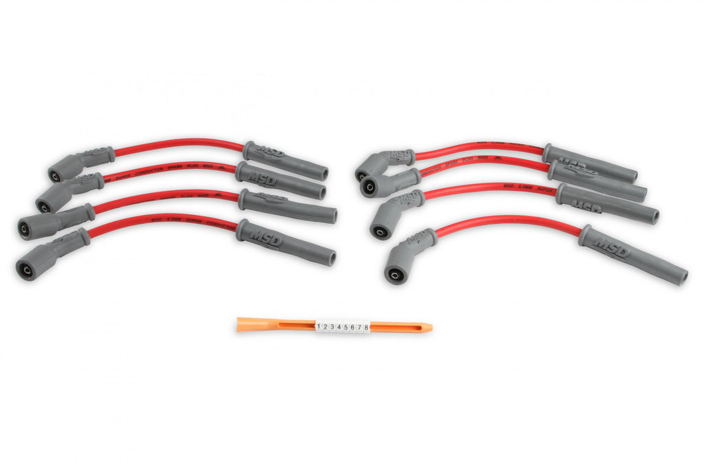 MSD Super Conductor Spark Plug Wire Set 99-13 GM Truck & Suv Black MSD Super Conductor 8.5Mm Wire Set GM Truck & Suv 99-13 4.8/5.3/6.0/8.1L MSD Ignition