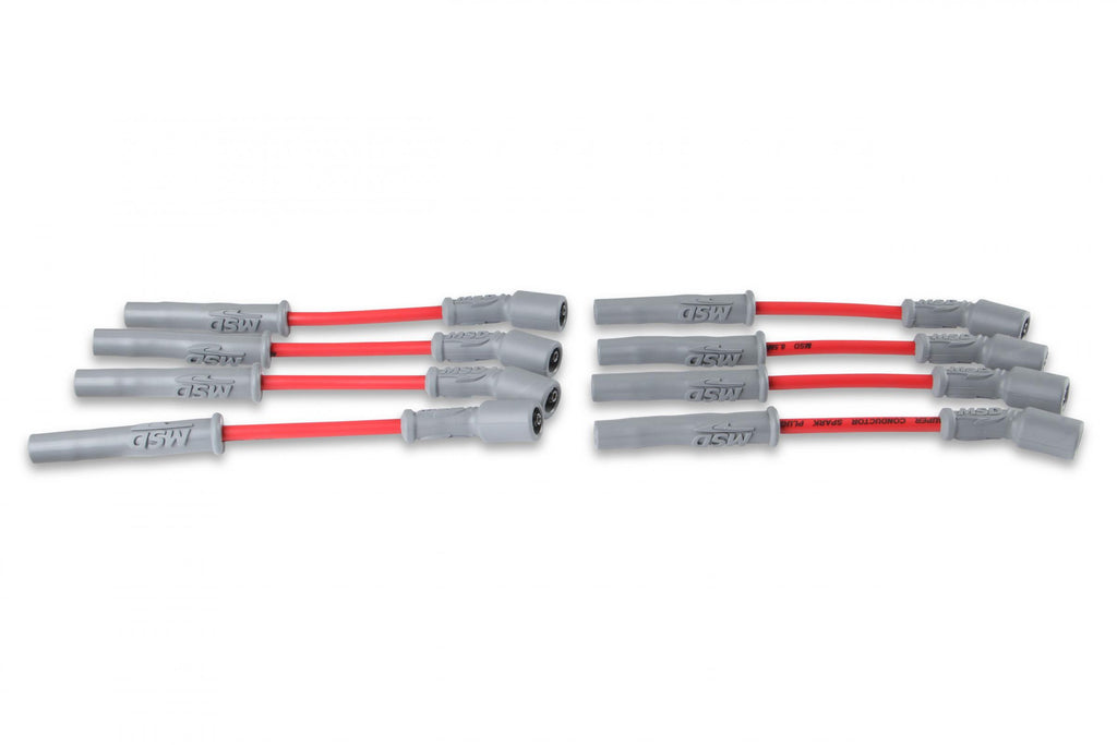 Wire Set Super Conductor 8.5Mm GM LS/Lt Red For Use On GM Gen V Lt1/Lt4 Corvette '14-On, Truck '15-On, Camaro Ss '16-On MSD Ignition