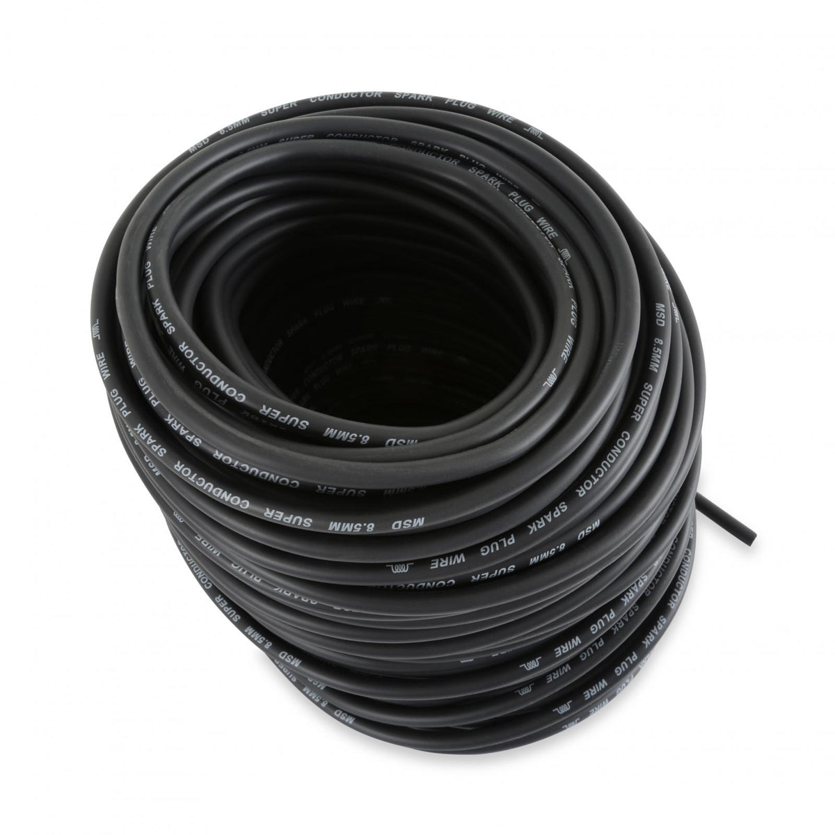 MSD Super Conductor Bulk Wire, Black 300' Black Super Conductor Spark Plug Wire In Bulk, 300' Length MSD Ignition