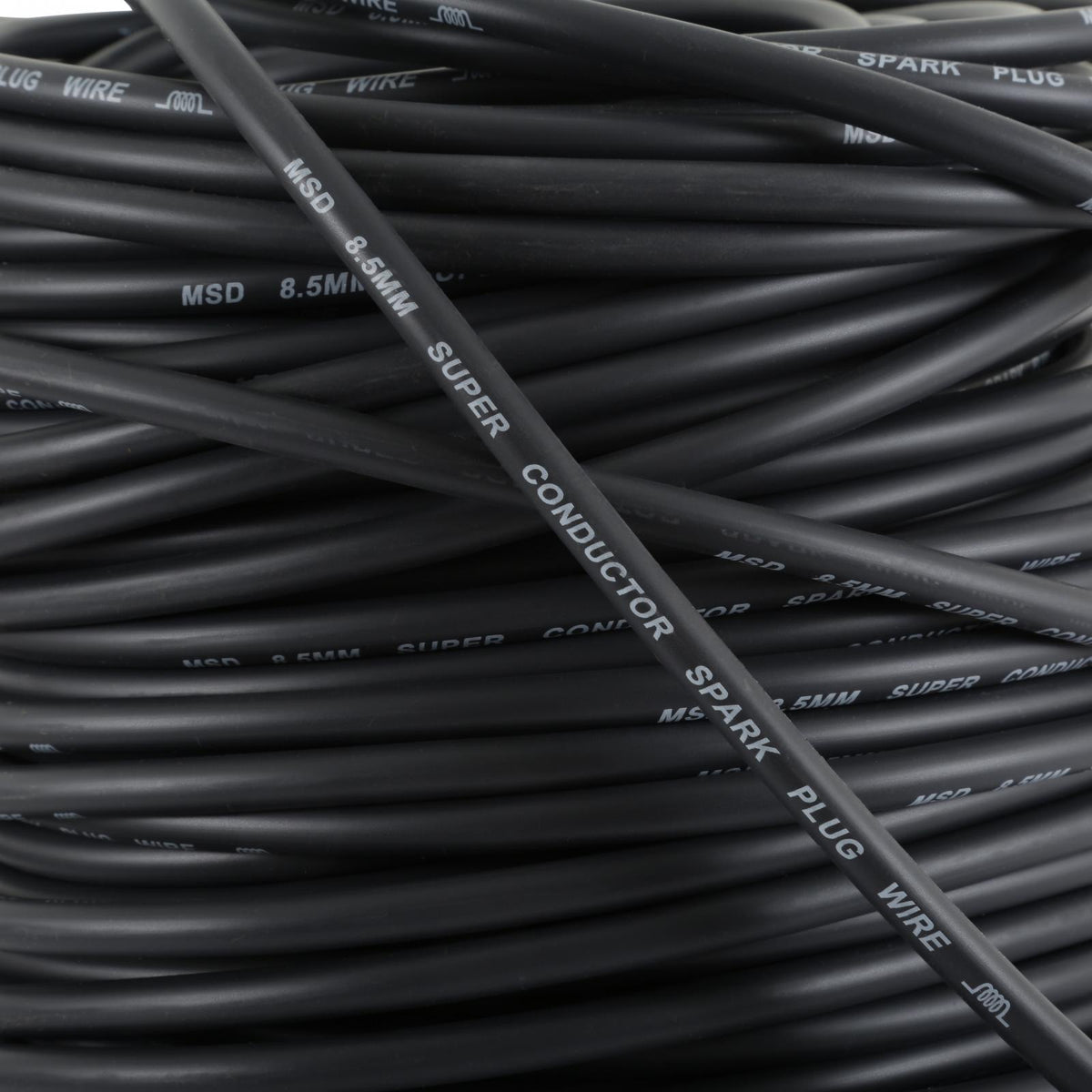 MSD Super Conductor Bulk Wire, Black 300' Black Super Conductor Spark Plug Wire In Bulk, 300' Length MSD Ignition