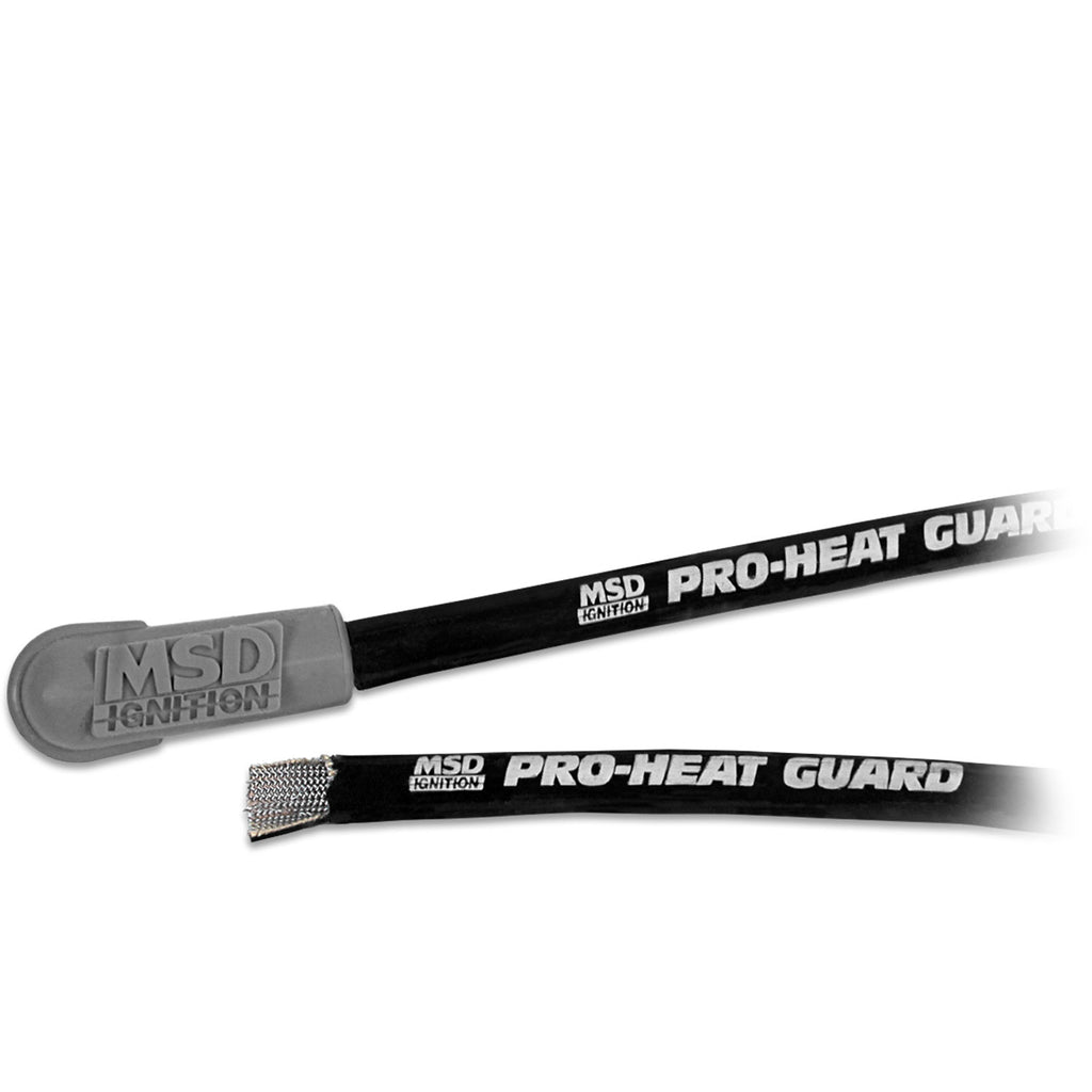 MSD Pro-Heat Guard, Hi-Temp Silicone Sleeve, 25' This Tough Sleeving Is Made Up Of A Thick Glass Woven Core That Resists Temperatures Up To 1,000 Degreef MSD Ignition