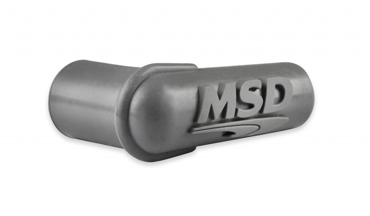 Boots, 90 Degree Logo Spark Plug, Gray Silicone 50Ea Spark Plug Boots, 90 Degree With MSD Logo, Gray Silicone 50Ea MSD Ignition