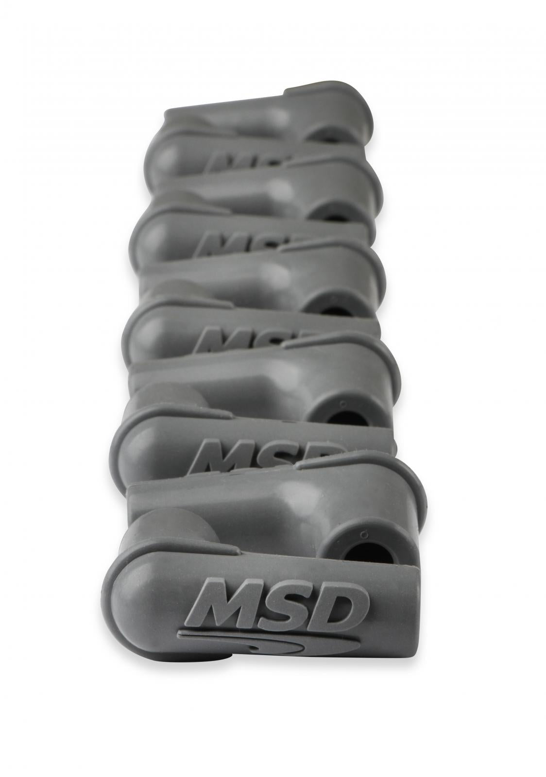 Boots, 90 Degree Logo Spark Plug, Gray Silicone 50Ea Spark Plug Boots, 90 Degree With MSD Logo, Gray Silicone 50Ea MSD Ignition