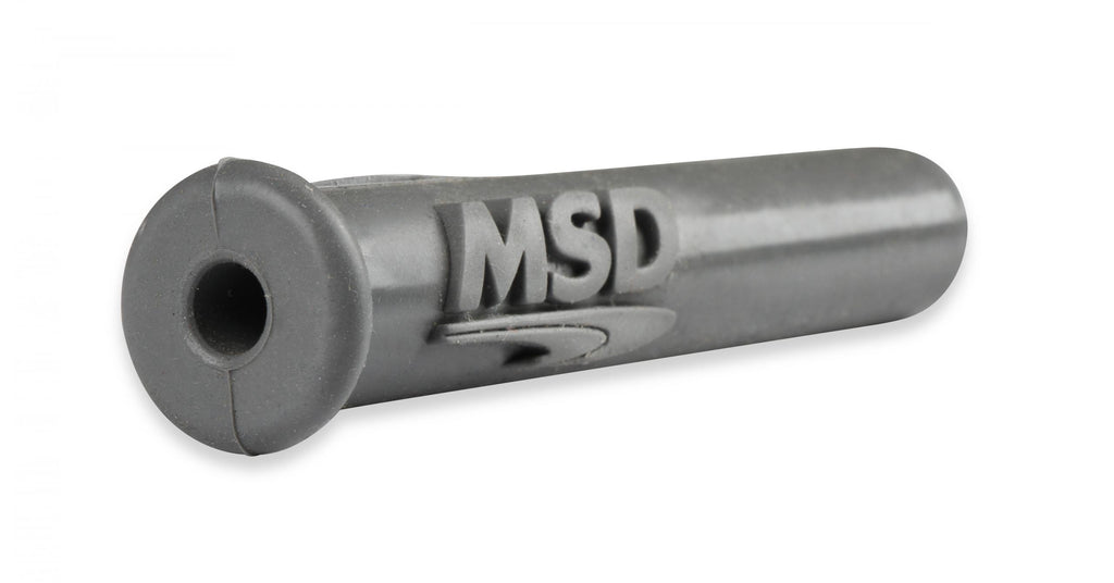 Boots, Straight, Logo Gray Silicone, 50Ea Spark Plug Boots, Straight/Multi-Angle, With MSD Logo Gray Silicone, 50Ea MSD Ignition