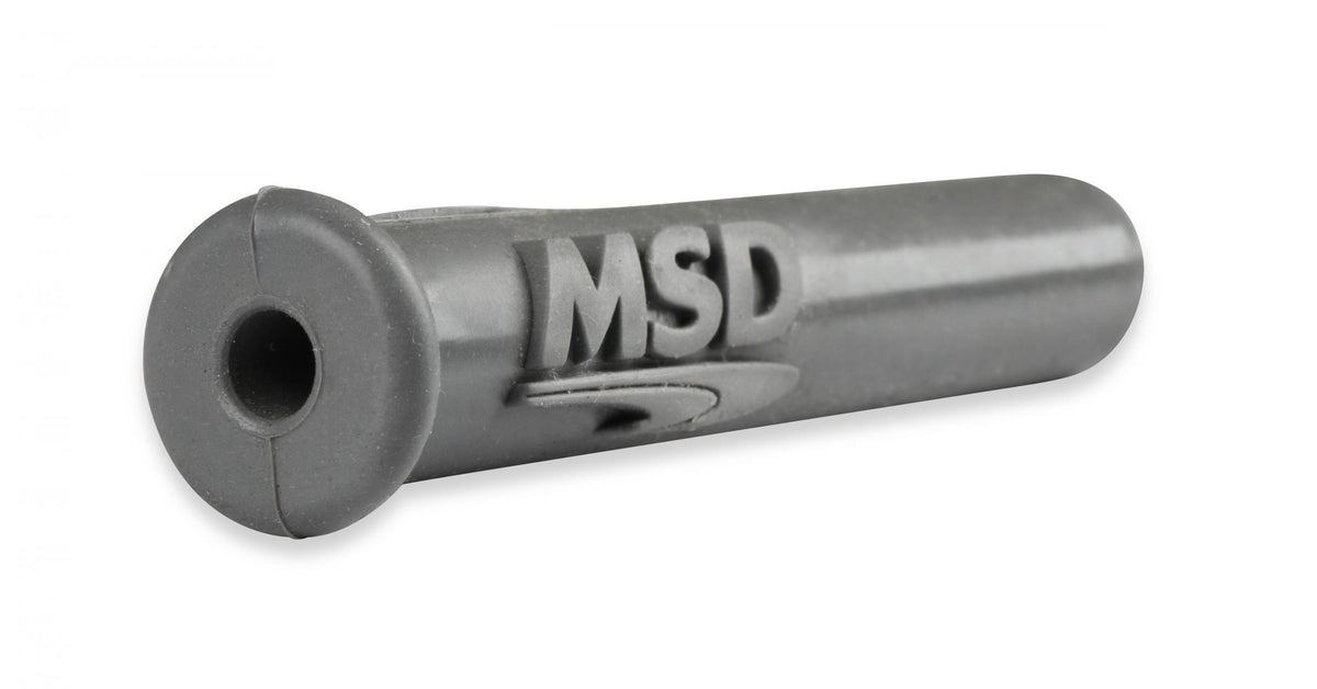 Boots, Straight, Logo Gray Silicone, 50Ea Spark Plug Boots, Straight/Multi-Angle, With MSD Logo Gray Silicone, 50Ea MSD Ignition